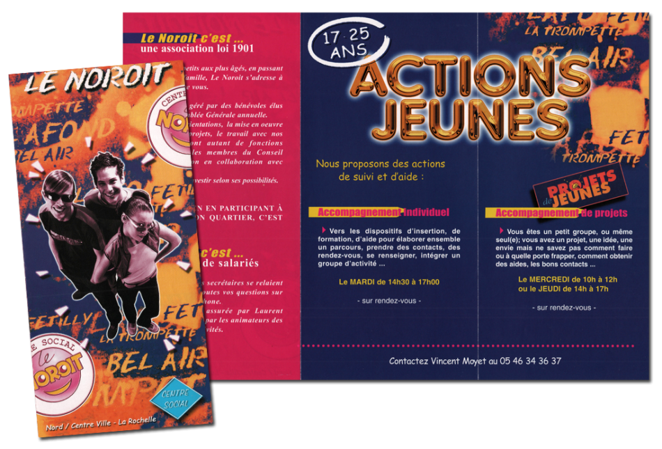 Plaquette Action Jeunes du Centre Social Le Noroit