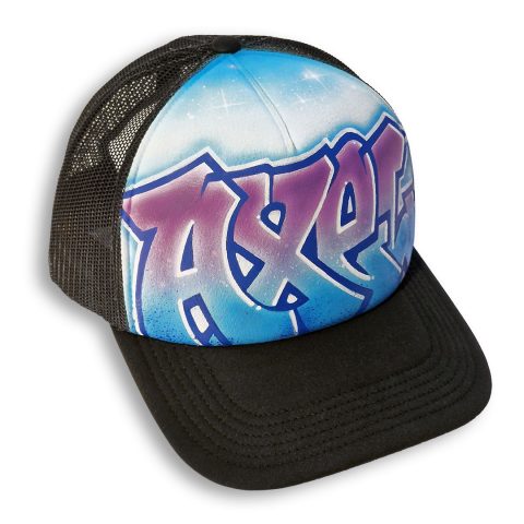 Graffiti personnalisé sur casquette américaine