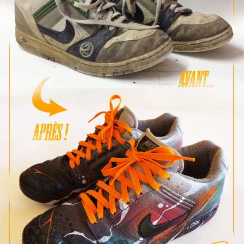 Sneakers Nike “Avant… Après !”