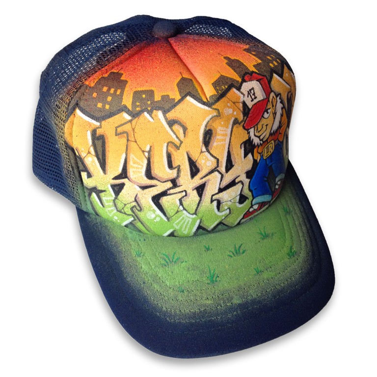 Casquette Bob Graffiti - Multicouleur - Taille Unique - Style Hip-hop/art - Neuf Avec étiquettes