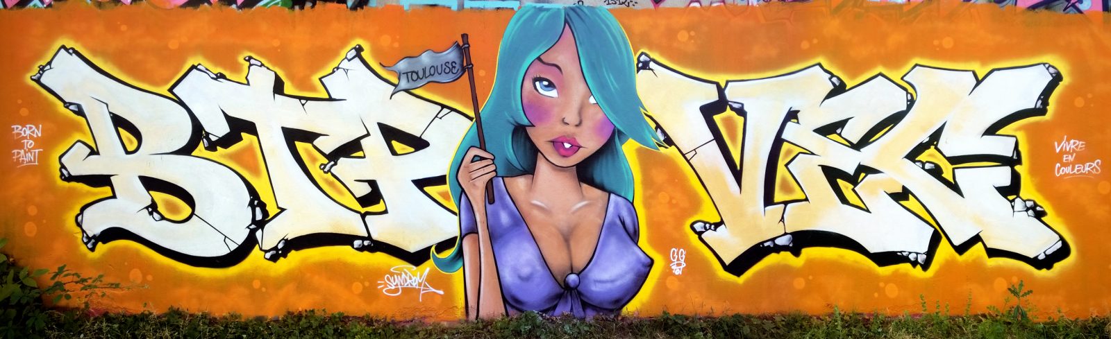Graffiti Toulouse avec Lili Pop