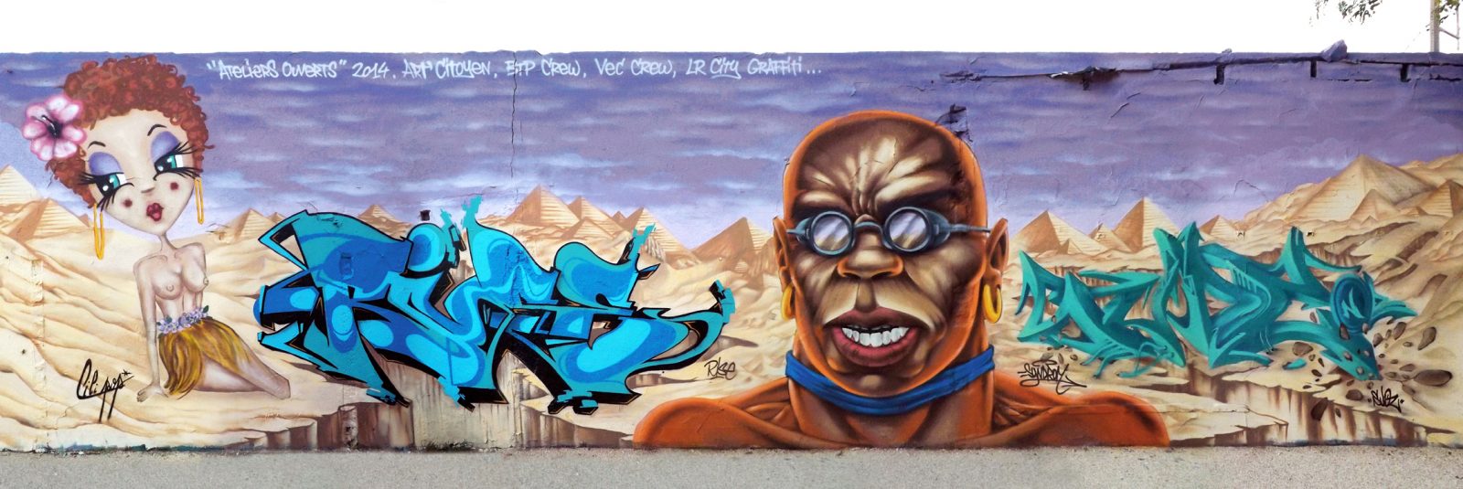 Ateliers ouverts 2014, B.T.P. V.E.C. crew graffiti LA ROCHELLE