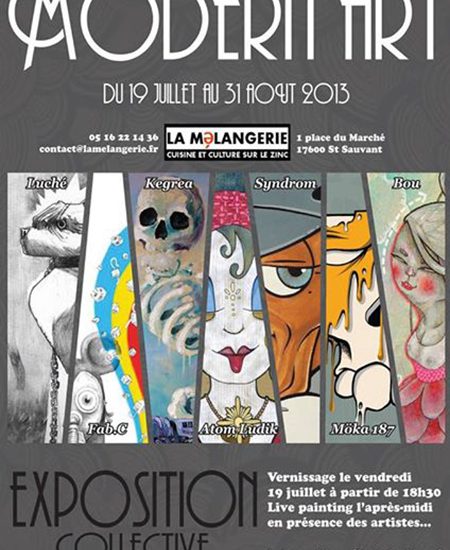 Exposition à La Mélangerie / St Sauvant