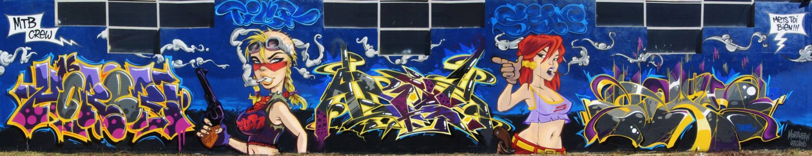 Graffiti MTB crew Montauban 2016