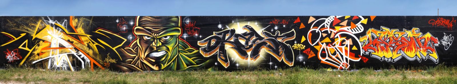 Graffiti à DBMA avec le SOA crew - 2013