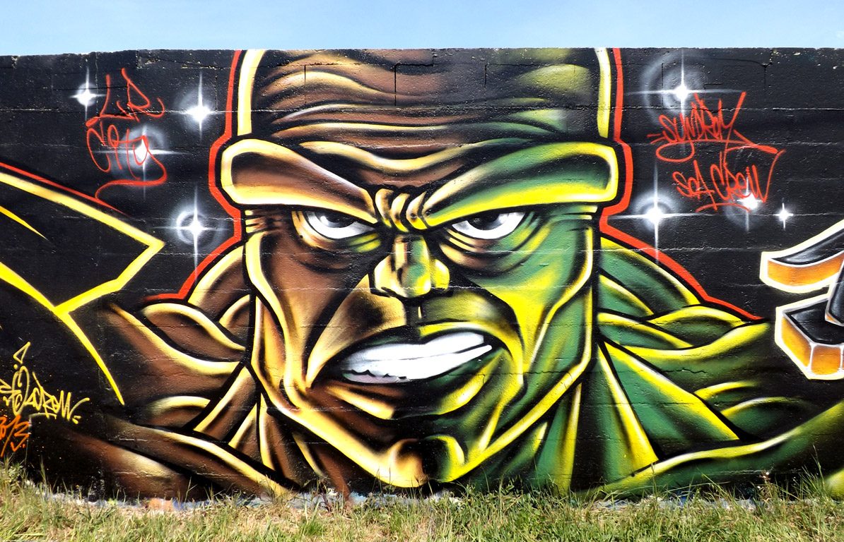 Graffiti à DBMA avec le SOA crew - 2013
