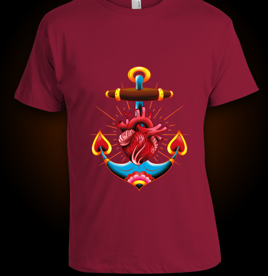T-shirt "Sailor's Heart"