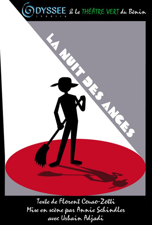 Affiche pour l'association Odysée Théâtre