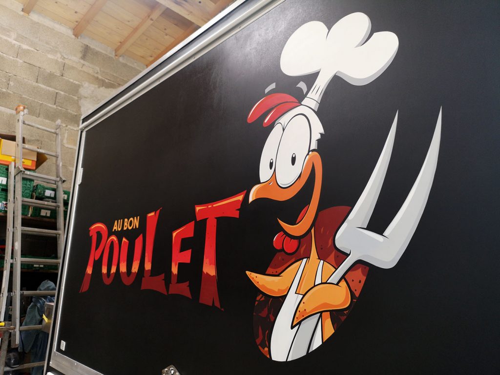 Remorque Food Truck "Au Bon Poulet"