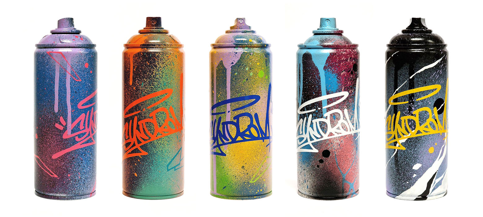 Graffiti Spray cans custom