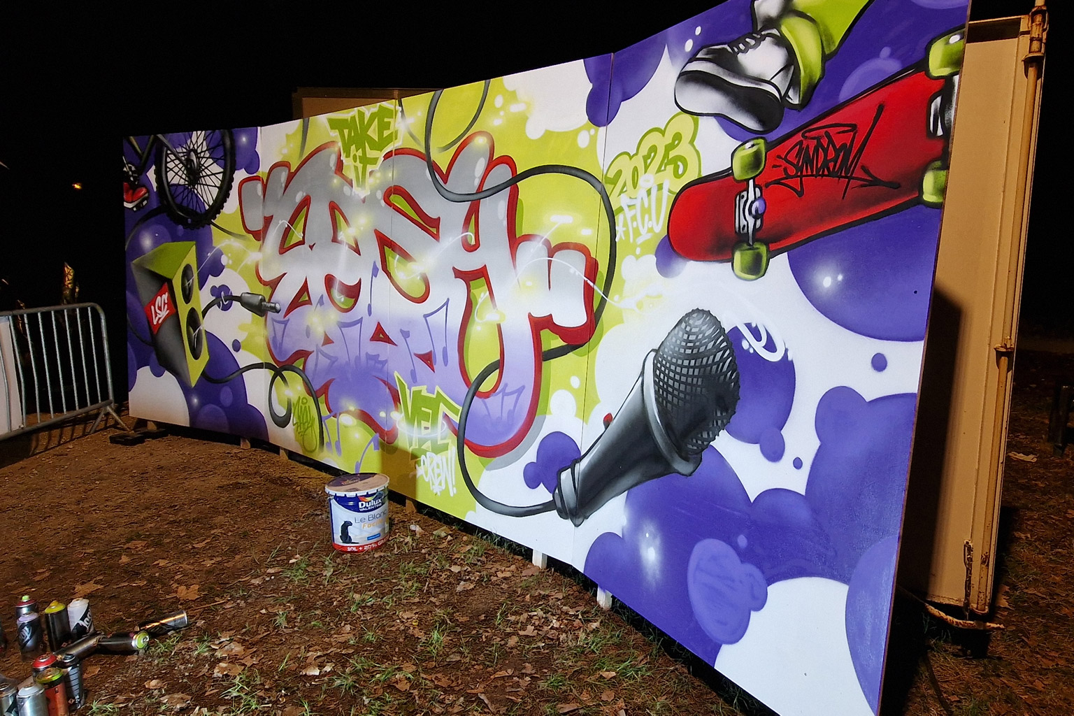 Live painting avec EASY pour la Fête de la musique