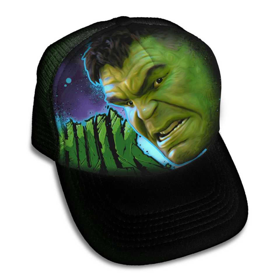 Prototype de personnalisation de casquette Hulk