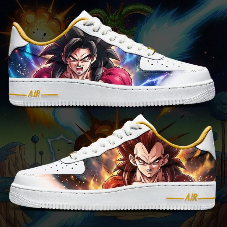 Projet de custom personnalisé "DBZ - Vegeta Super Saiyan 4" sur Air Force 1