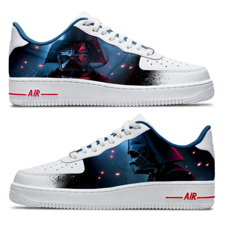 Projet de custom personnalisé "Dark Vador" sur Air Force 1
