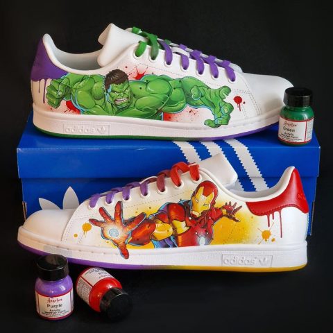 Stan Smith custom IRON MAN / HULK