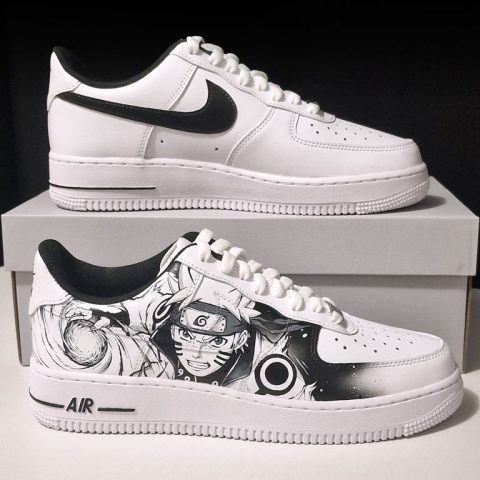 AF1 custom personnalisées "Naruto et Luffy"