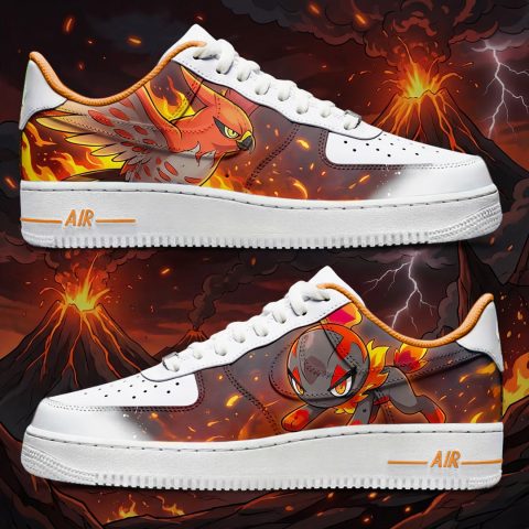 Custom "Flambusard et Charbambin" sur Air Force 1