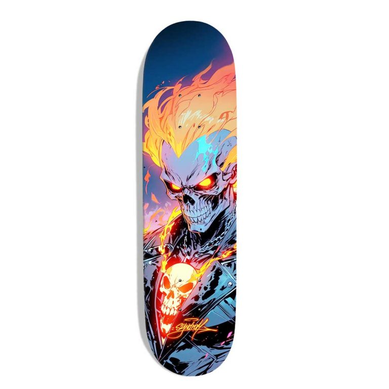 Skate custom réalisé unique sur demande