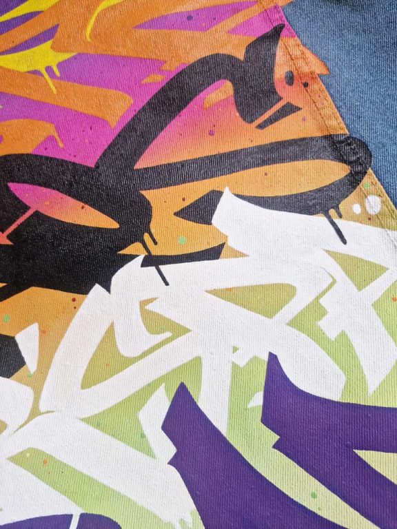 Veste custom graffiti crew