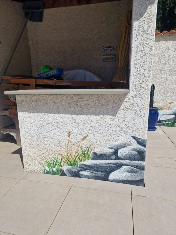 Rochers et grandes herbes