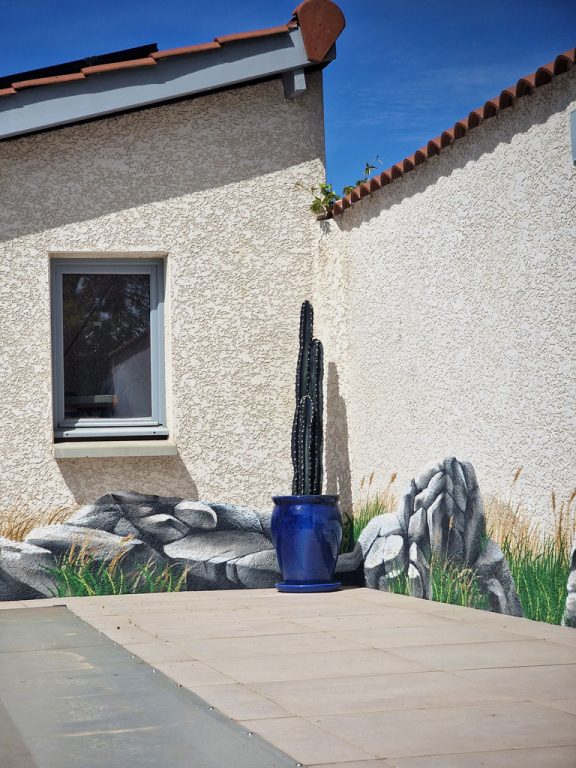 Rochers et grandes herbes