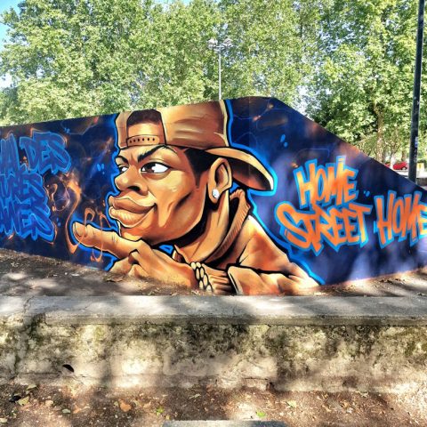 Live painting au Skatepark de Saintes