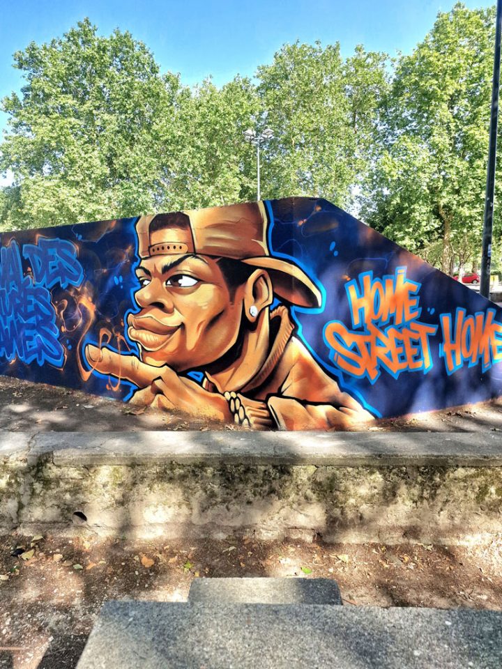 Graffiti live painting au Skatepark de Saintes
