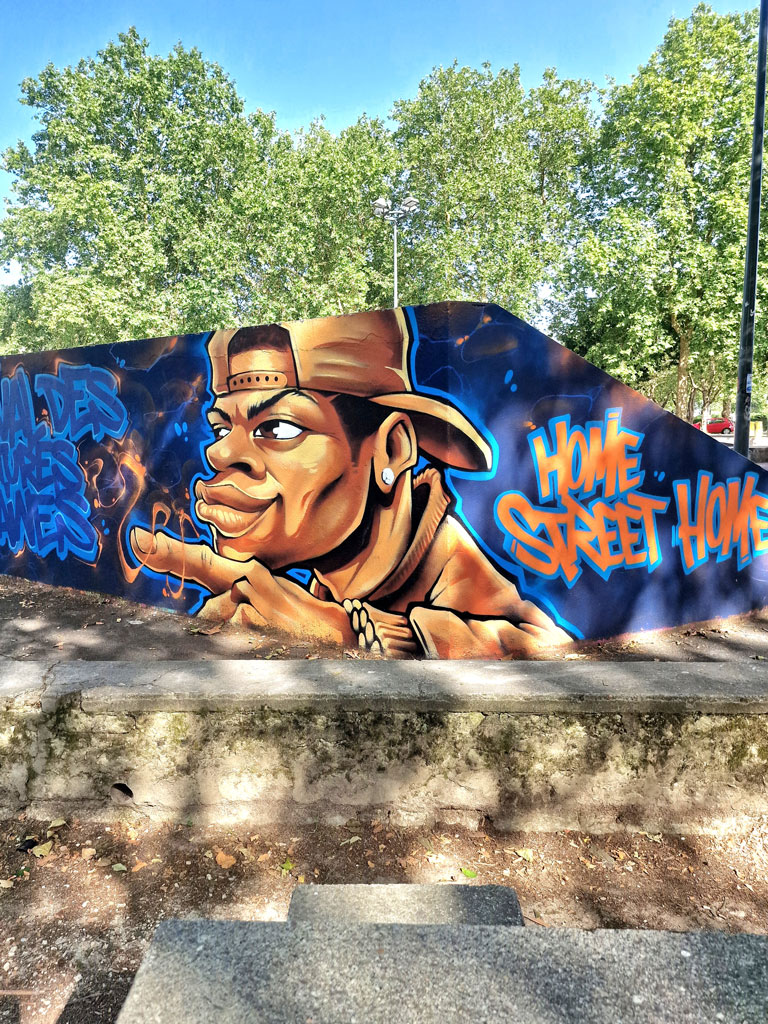 Graffiti live painting au Skatepark de Saintes