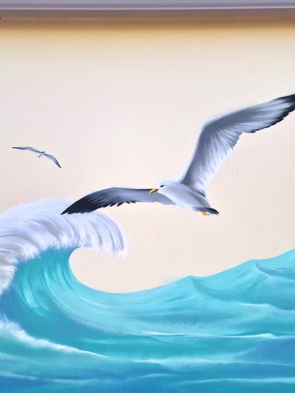 Fresque de l'Ecurie Marine