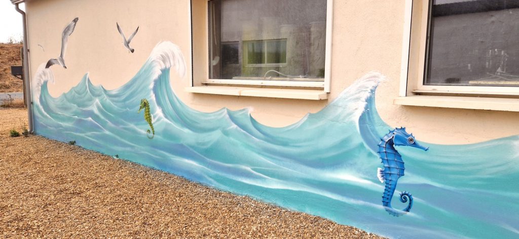 Fresque de l'Ecurie Marine
