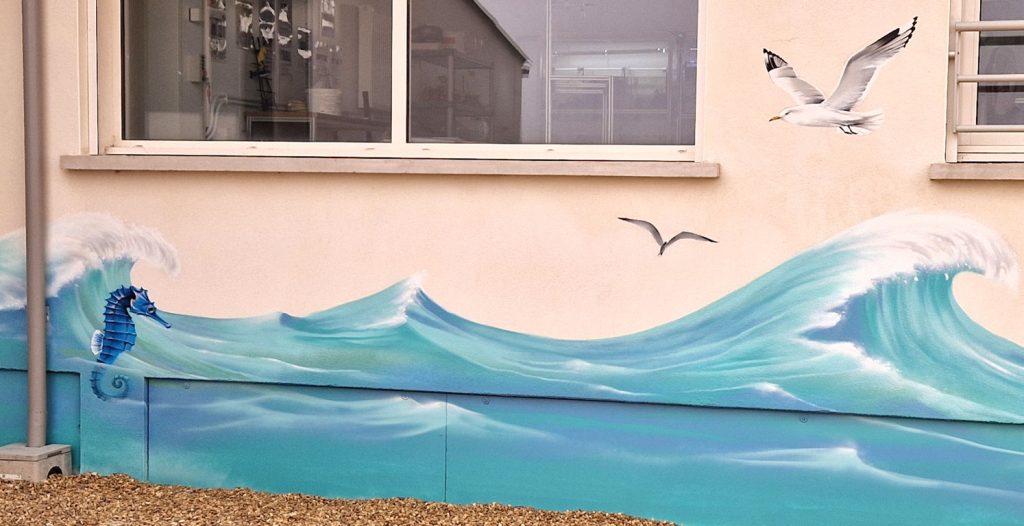 Fresque de l'Ecurie Marine