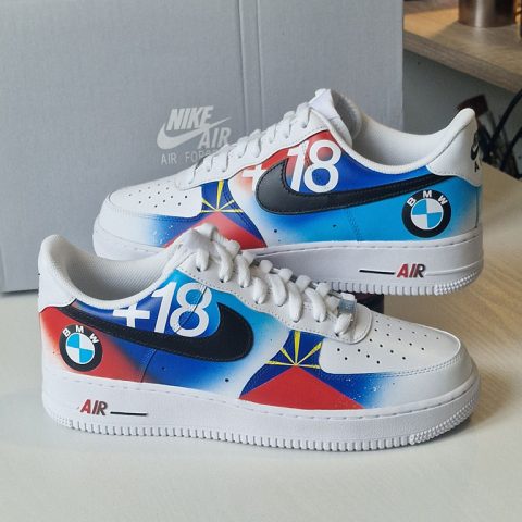 AF1 Custom « BMW + La Réunion »