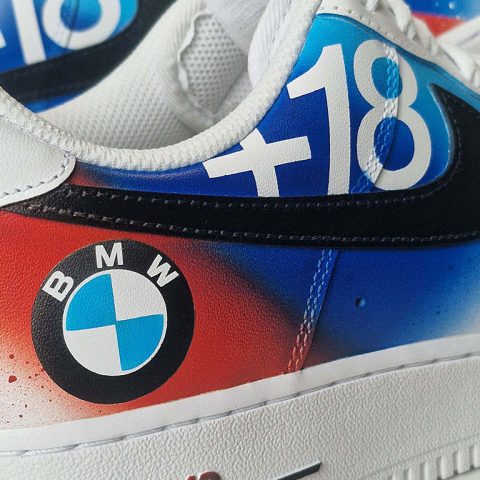 AF1 custom "BMW + La Réunion"