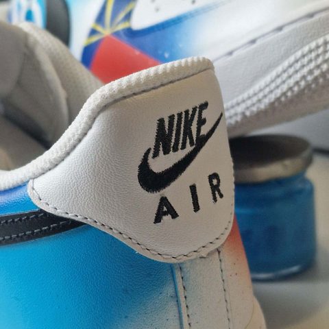 AF1 custom "BMW + La Réunion"