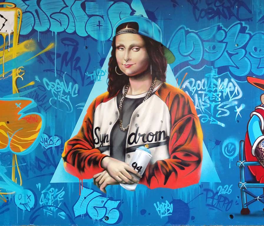 Mona Lisa - Syndrom / Festi'Wall Graffiti Jam